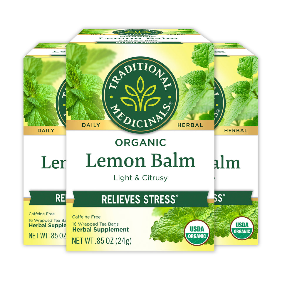 Lemon Balm Tea package box