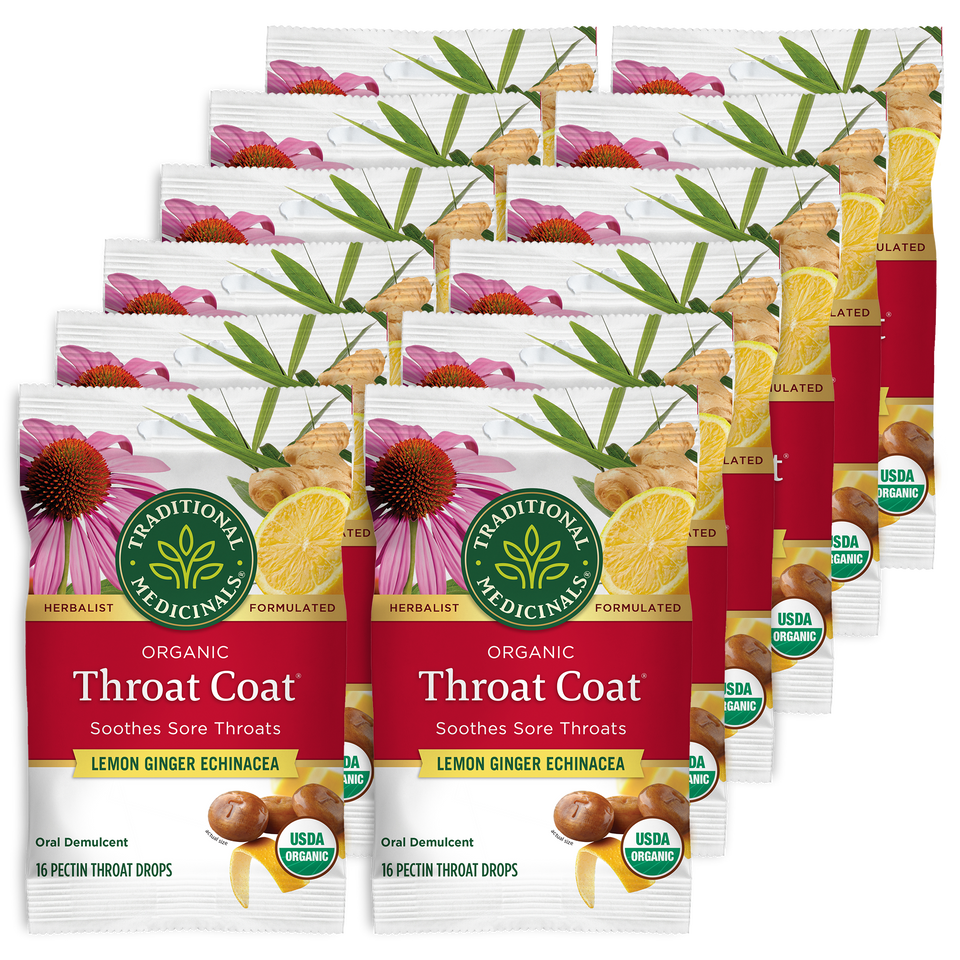 Throat Coat® Lemon Ginger Echinacea Lozenges